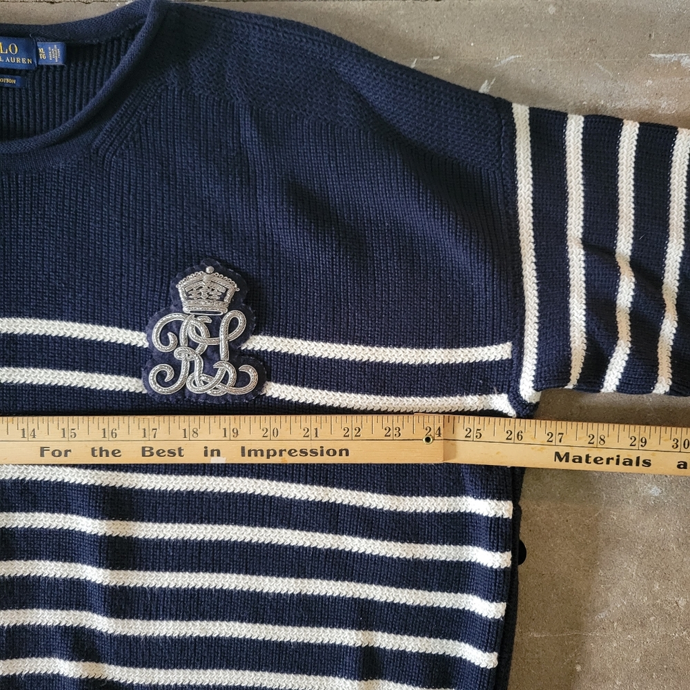 Polo sweater with embroidery - Picture 6 of 6